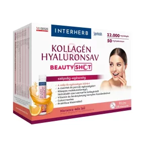   Interherb Kollagén és Hyaluronsav Beauty Shot 14 x 25ml Ampulla