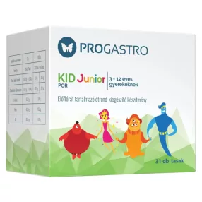 Progastro kid junior por 3-12 éves gyerekeknek 31 db