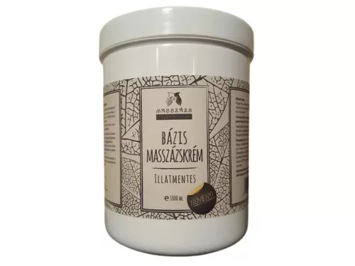 Masszázs Manufaktúra Illatmentes Bázis masszázskrém (sheavajas) 1000ml