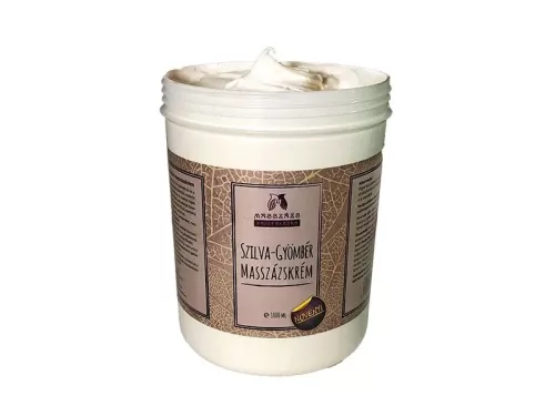 Masszázs Manufaktúra Szilva-Gyömbér masszázskrém (sheavajas) 1000ml