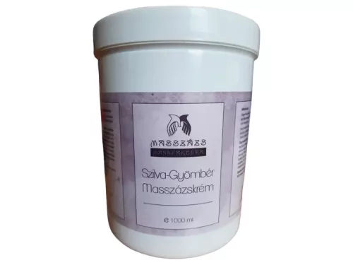 Masszázs Manufaktúra Szilva-Gyömbér masszázskrém (paraffin bázisú) 1000ml