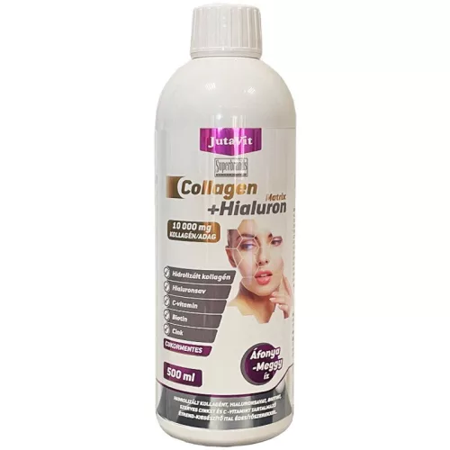 Jutavit collagen+hialuron matrix áfonya-meggy 500 ml