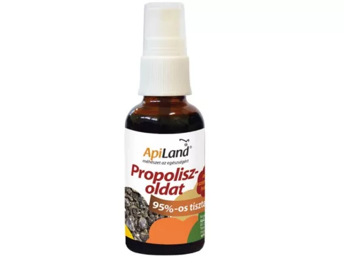 Apiland 95%-os tisztaságú propolisz szórófejes üvegcsében 30ml