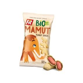   Fit bio mamut extrudált gluténmentes snack mogyoró ízű 50 g
