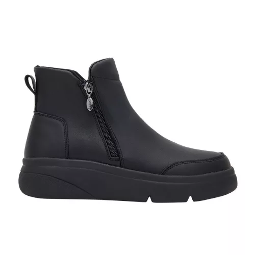 SCHOLL ZERMATT ANKLE BOOT ZIP FEKETE 39