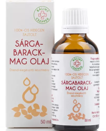 BÁLINT CSEPPEK SÁRGABARACK MAG OLAJ 50ML