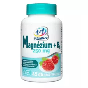 1X1 VITAMIN MAGN 250MG B6 RÁGÓT EPER 45X