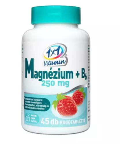 1X1 VITAMIN MAGN 250MG B6 RÁGÓT EPER 45X
