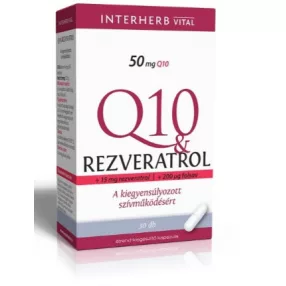 INTERHERB Q10+REZVERATROL KAPSZULA 30X