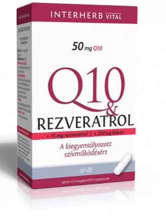INTERHERB Q10+REZVERATROL KAPSZULA 30X
