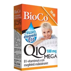 VÍZZEL ELEGYEDŐ Q10 100MG MEGA 30X BIOCO