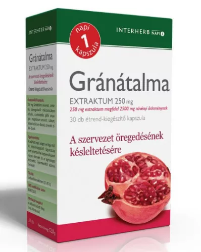 INTERHERB NAPI1 GRÁNÁTALMA EXTR KAPS 30X