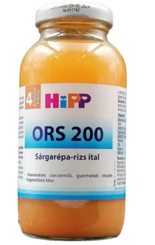 HIPP ORS 200 SÁRGARÉPA RIZS ITAL 200ML