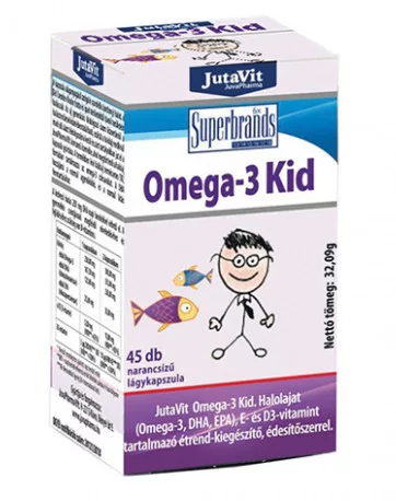 JUTAVIT OMEGA-3 KID RÁGÓKAPSZULA 45X