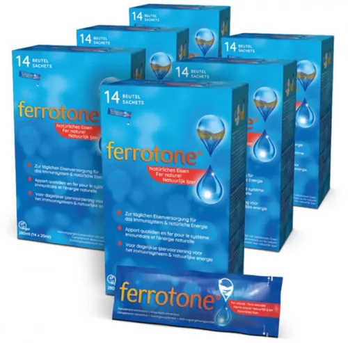 FERROTONE VASTARTALMÚ FORRÁSVÍZ 14X 20ML
