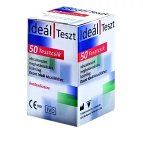 Tesztcsík ideal 50x