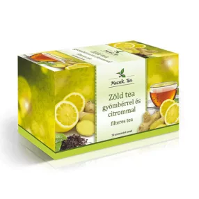 MECSEK ZÖLDTEA CITROM GYÖMBÉR 20X2G FILT