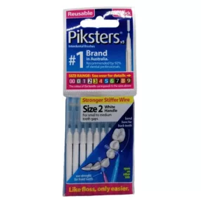 PIKSTERS FOGKÖZTISZTÍTÓ KEFE 2 FEHÉR 10X
