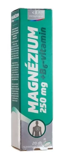 MAGNESIUM 250MG B6 PTABL BARCK 20X INNO