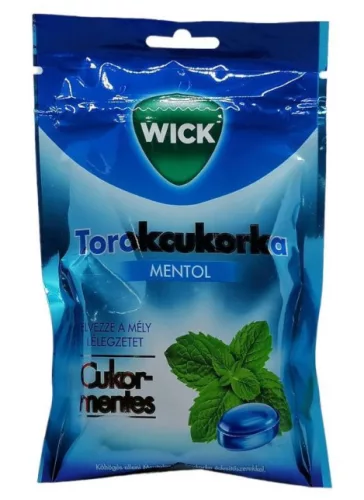 WICK BLAU MENTOL TOROKCUKOR 72G