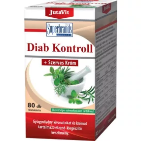 JUTAVIT DIAB KONTROLL TABLETTA 80X