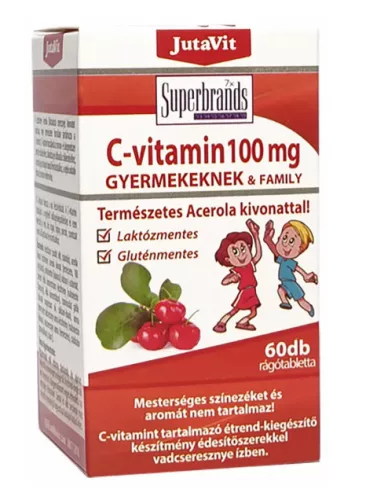 JUTAVIT C VIT 100MG ACER RTABL GYERM 60X