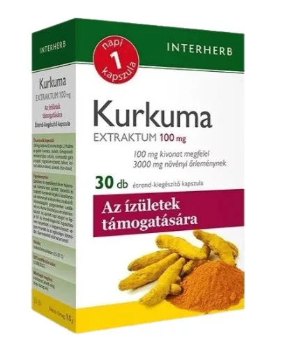 INTERHERB NAPI1 KURKUMA EXTR KAPSZ 30X