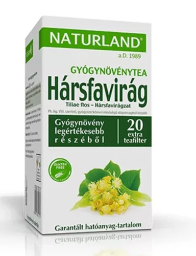 HÁRSFAVIRÁG TEA 20X 1,25G FILTERES NLAND