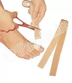 Gmed géllel párnázott lábujjgyűrű L sg302