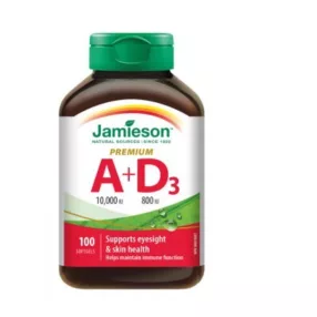 JAMIESON A D3 VITAMIN PREMIUM KAPSZ 100X