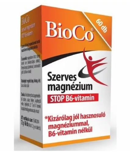 SZERVES MAGNÉZIUM STOP B6 TABL 60X BIOCO
