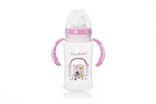 BABY BRUIN TANULÓPOHÁR 300ML CSŐRREL 1X