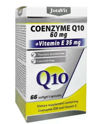 JUTAVIT KOENZIM Q10 60MG KAPSZULA 60+6
