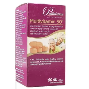 PATIKÁRIUM MULTIVITAMIN TABLETTA 50+ 60X