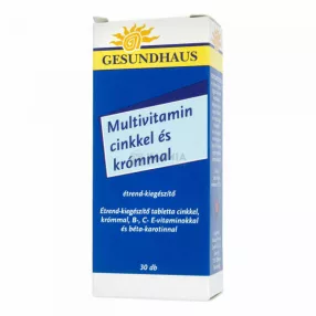 GESUNDHAUS MULTIVIT ZN KRÓM TABLETTA 30X