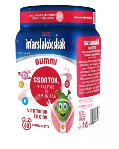 MARSLAKÓ GUMMI MULTIVIT +ZN 3+ 60X WAL