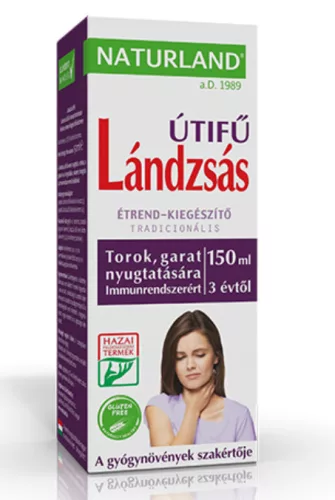 LÁNDZSÁS ÚTIFŰ SZIRUP 150ML NLAND