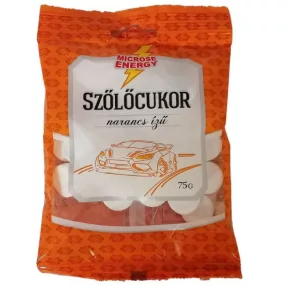 SZŐLŐCUKOR TABLETTA NARANCS 75G MICROSE