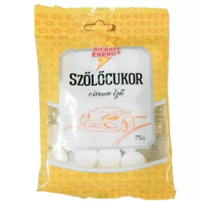 SZŐLŐCUKOR TABL CITROM 1X 75G MICROSE