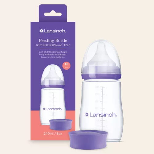LANSINOH CUMISÜVEG 240ML MŰANYAG 1X