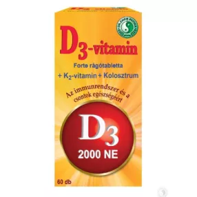 DR.CHEN D3 VIT FORTE RÁGÓTABLETTA 60X
