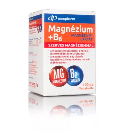 MAGNÉZIUM-LAKTÁT B6 FILMTBL 100X INNO