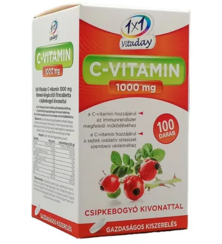 VITAPLUS 1X1 VITADAY C 1000 CSIPKE 100X