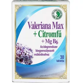 DR.CHEN MAX VALERIANA CITROMFŰ TABL 30X