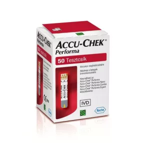 Tesztcsík accu-chek performa 50x