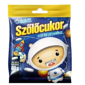 DULCIT SZŐLŐCUKORKA TABL NATÚR 1X 80G
