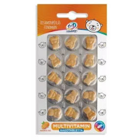 1X1VITAMIN MULTIVIT RÁGÓTABL NARANCS 15X