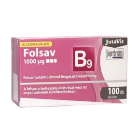 JUTAVIT FOLSAV 1000MCG TABLETTA 100X