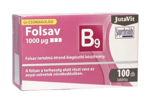 JUTAVIT FOLSAV 1000MCG TABLETTA 100X