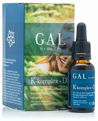 GAL K KOMPLEX D3 VIT CSEPP 20ML 60ADAG